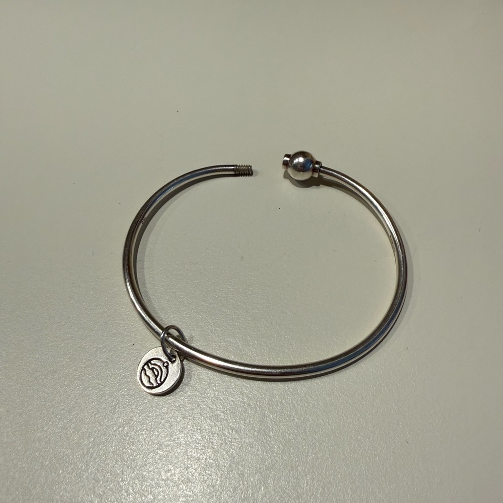 Cape Cod Silver Single Ball Bracelet Size 6.5 - Picture 3 of 6